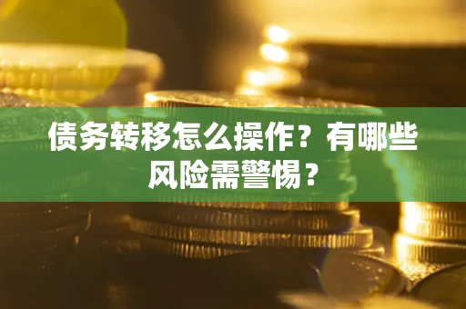 武汉债务转移怎么操作？有哪些风险需警惕？