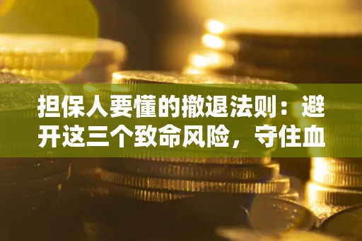 武汉担保人要懂的撤退法则：避开这三个致命风险，守住血汗钱