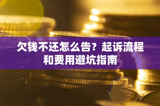武汉欠钱不还怎么告?起诉流程和费用避坑指南 武汉欠钱不还怎么告?起诉流程和费用避坑指南